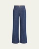 Ms. Onassis V-High Rise Wide-Leg Jeans