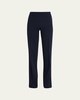 Carole Straight-Leg Wool Double-Face Pants