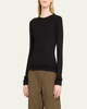 Bina Rib-Knit Crewneck Top