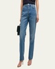 Daniela High Rise Straight-Leg Jeans