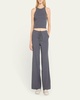 Mira Ribbed Wide-Leg Pants