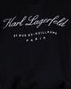 Karl Lagerfeld Hotel Karl Logo Embroidered Waffle Bathrobe