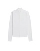 Karl Lagerfeld Long-Sleeved Mock Neck Top