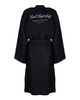 Karl Lagerfeld Hotel Karl Logo Embroidered Waffle Bathrobe