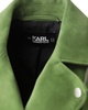 Karl Lagerfeld Zip Detailed Straight Hem Biker Jacket