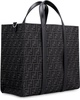 Fendi Man Embroidered Canvas Shopping Bag