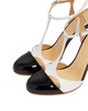 Francesco Russo Two-Toned T-Bar Pumps