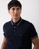 Tipped Mens Slim Fit Polo