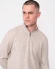 Kurnle Mens Long Sleeve T Knit Funnel Neck Jumper