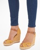 Basic Open Toe Womens High Wedge Espadrilles