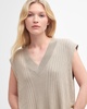 Alicia Womens Sleeveless Knitted V-Neck Jumper