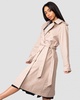 Cotton Blend Womens Trenchcoat