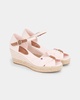 Womens Basic Open Toe Mid Wedge