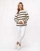 Cardi Stitch Womens Crew Jumper