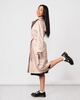 Cotton Blend Womens Trenchcoat