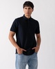 Mens Short Sleeve Micro Logo Polo Shirt