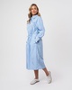 Blouson Long Sleeve Womens Midi Shirt Dress