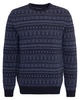 Stonebeck Mens Fair Isle Crew Neck Sweater