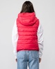 Lightweight Padded Womens Hooded Vest