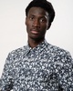 Tavaro Mens Short Sleeve Abstract Floral Print Shirt