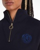 Relax Small Crest Womens Half-Zip Sweatshirt