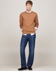 Organic Cotton Cashmere Mens Crew Sweater