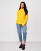 Relaxed Cable Womens Mockneck Jumper