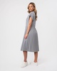 Ithaka Pleat Womens Midi Polo Dress