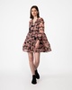 Sandror Womens Swing Mini Dress With Ruffled Tiers