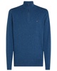 Organic Cotton Cashmere Mens Zip-Mock Sweater