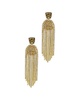 ADORNIA 14K Plated CZ Fringe Cascade Earrings