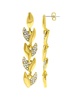 ADORNIA 14K Plated Dangle Earrings