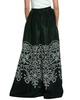 Carolina Herrera Embroidered Silk Ball Skirt