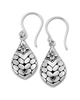 Samuel B. Silver Flower Drop Earrings