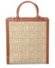 CELINE Vertical Cabas Canvas & Leather Tote