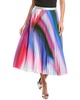 rainbow pleated skirt