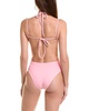 WeWoreWhat Ruched Cup Tie One-Piece