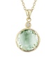 I. Reiss Color Collection 14K 2.77 ct. tw. Diamond & Green Amethyst Necklace