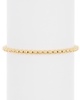 ADORNIA 14K Over Silver Ball Bead Bracelet