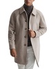 Reiss Root Wool-Blend Overcoat