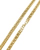 ADORNIA 14K Plated Water Resistant Extra Thick 9mm Cuban Chain Necklace