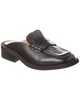 GANNI Wide Welt Squared Toe Leather Mule