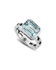 Samuel B Silver 5.94 ct. tw. Blue Topaz Ring