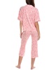 Donna Karan 2pc Sleep Top & Crop Pant Sleep Set