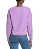 cropped v-neck cashmere pullover