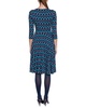 Boden Highgate Blues Colorblocked Geometric Print Jersey Dress