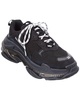 Women's Triple S Clear Sole Sneaker  in Black