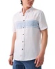 Faherty Surf Stripe Linen Laguna Shirt