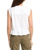 Splendid Alice Button-Down Linen-Blend Tank