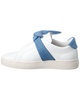 Alexandre Birman Asymmetric Clarita Leather & Denim Sneaker